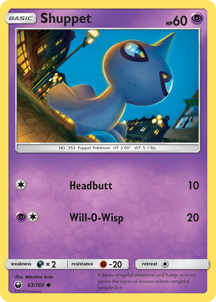 Shuppet (63/168) [Sun & Moon: Celestial Storm] | Dragon's Lair Comics and Fantasy Houston TX