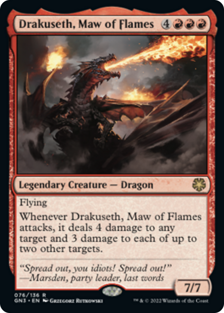 Drakuseth, Maw of Flames [Game Night: Free-for-All] | Dragon's Lair Comics and Fantasy Houston TX