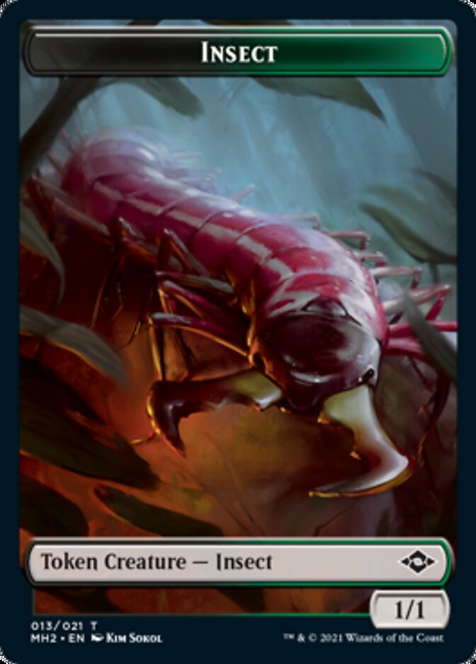 Insect // Treasure (21) Double-Sided Token [Modern Horizons 2 Tokens] | Dragon's Lair Comics and Fantasy Houston TX