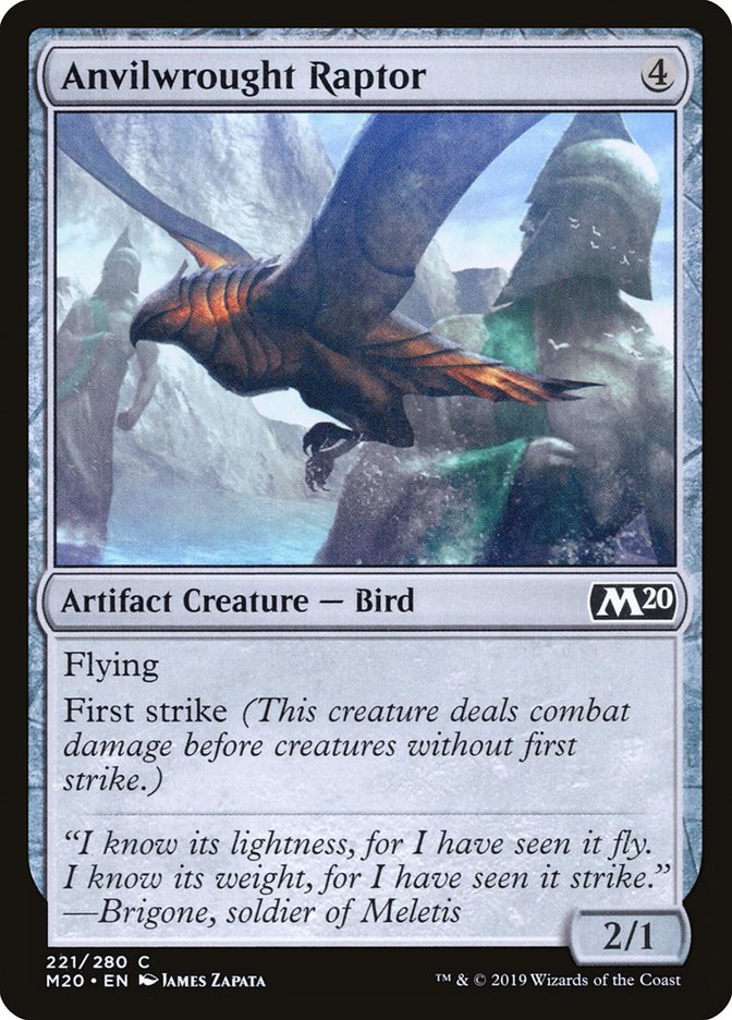 Anvilwrought Raptor [Core Set 2020] | Dragon's Lair Comics and Fantasy Houston TX