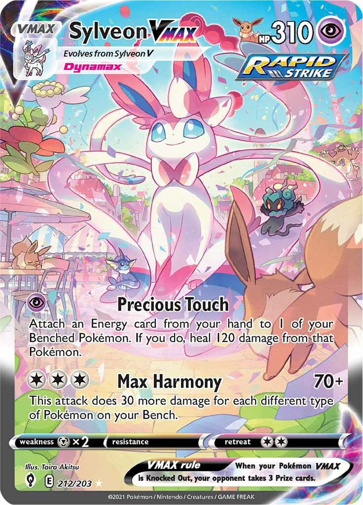 Sylveon VMAX (212/203) [Sword & Shield: Evolving Skies] | Dragon's Lair Comics and Fantasy Houston TX