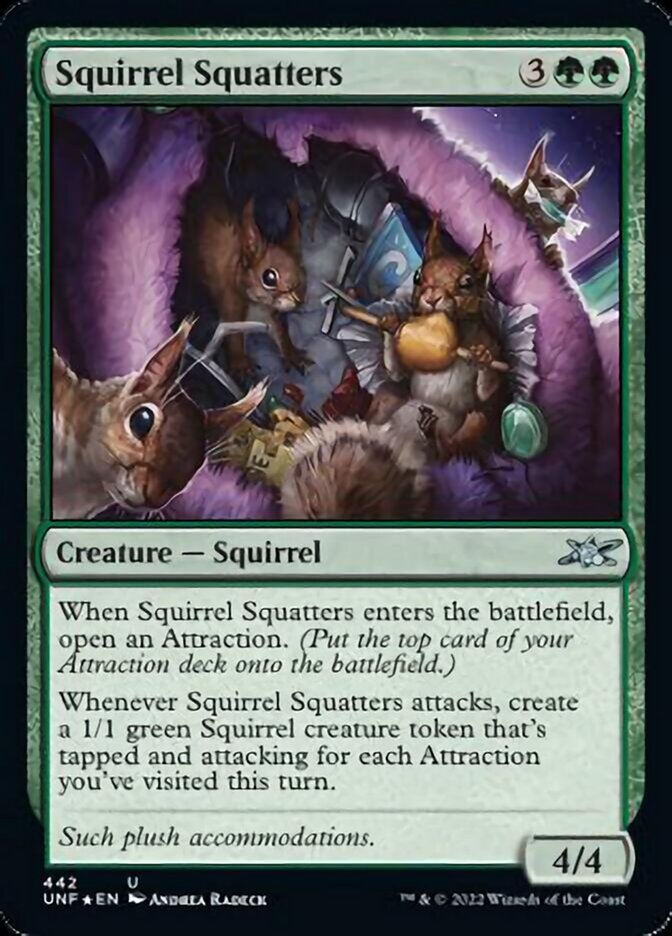 Squirrel Squatters (Galaxy Foil) [Unfinity] | Dragon's Lair Comics and Fantasy Houston TX