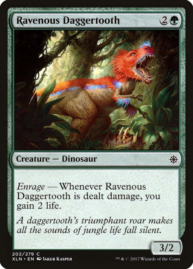 Ravenous Daggertooth [Ixalan] | Dragon's Lair Comics and Fantasy Houston TX