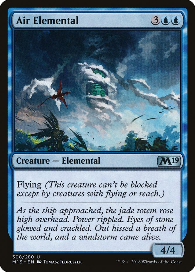 Air Elemental [Core Set 2019] | Dragon's Lair Comics and Fantasy Houston TX