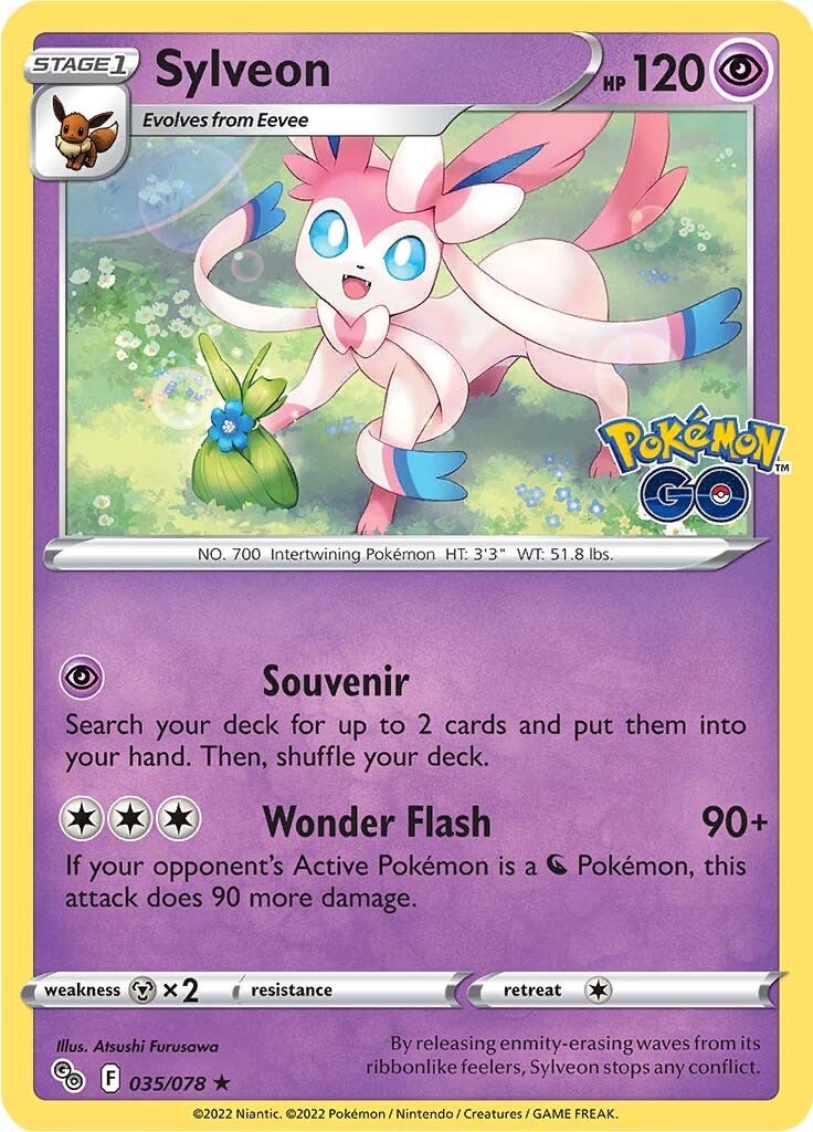 Sylveon (035/078) [Pokémon GO] | Dragon's Lair Comics and Fantasy Houston TX