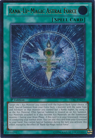 Rank-Up-Magic Astral Force [LVAL-EN059] Ultimate Rare | Dragon's Lair Comics and Fantasy Houston TX