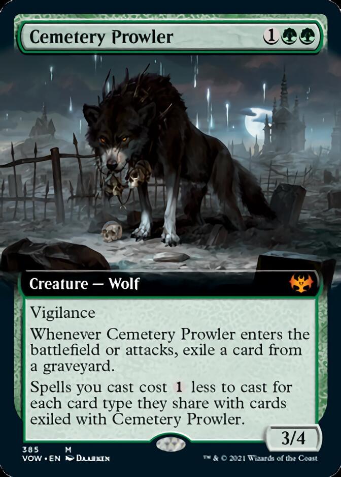 Cemetery Prowler (Extended Art) [Innistrad: Crimson Vow] | Dragon's Lair Comics and Fantasy Houston TX