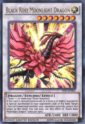 Black Rose Moonlight Dragon [YF07-EN001] Ultra Rare | Dragon's Lair Comics and Fantasy Houston TX