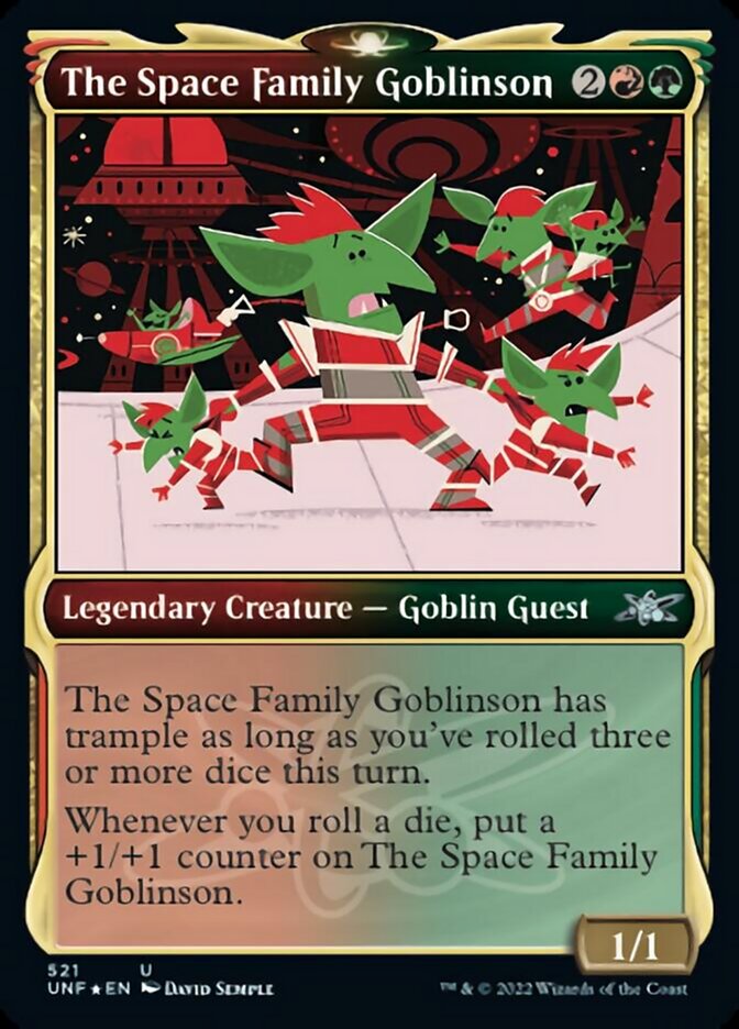 The Space Family Goblinson (Showcase) (Galaxy Foil) [Unfinity] | Dragon's Lair Comics and Fantasy Houston TX