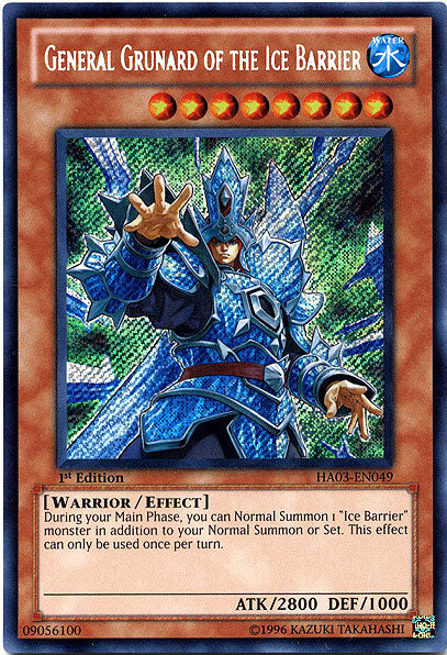 General Grunard of the Ice Barrier [HA03-EN049] Secret Rare | Dragon's Lair Comics and Fantasy Houston TX