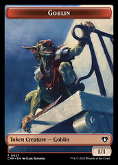 Spirit (0039) // Goblin Double-Sided Token [Commander Masters Tokens] | Dragon's Lair Comics and Fantasy Houston TX