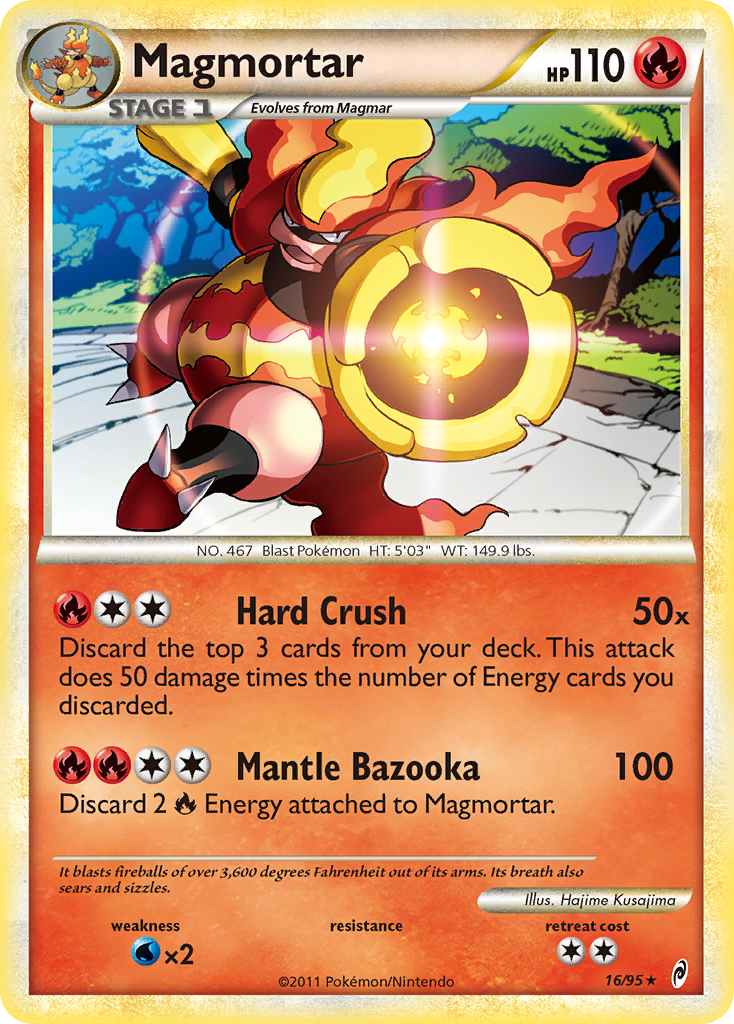 Magmortar (16/95) [HeartGold & SoulSilver: Call of Legends] | Dragon's Lair Comics and Fantasy Houston TX