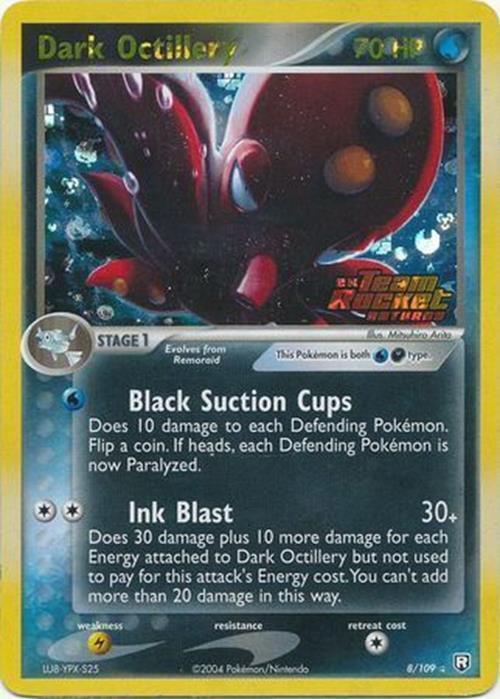 Dark Octillery (8/109) (Stamped) [EX: Team Rocket Returns] | Dragon's Lair Comics and Fantasy Houston TX