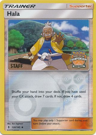 Hala (126/145) (Regional Championship Promo Staff) [Sun & Moon: Guardians Rising] | Dragon's Lair Comics and Fantasy Houston TX