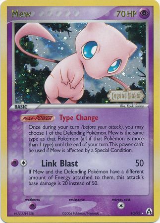 Mew (10/92) (Stamped) [EX: Legend Maker] | Dragon's Lair Comics and Fantasy Houston TX