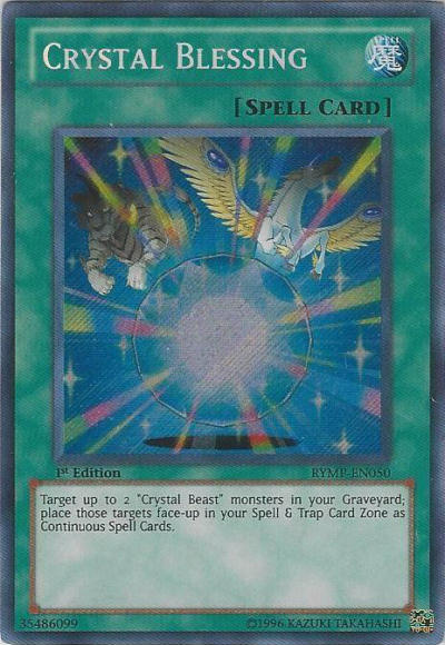 Crystal Blessing [RYMP-EN050] Secret Rare | Dragon's Lair Comics and Fantasy Houston TX