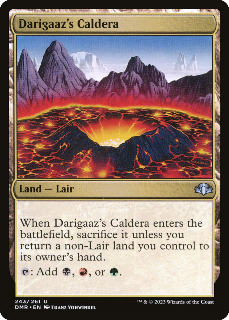 Darigaaz's Caldera [Dominaria Remastered] | Dragon's Lair Comics and Fantasy Houston TX