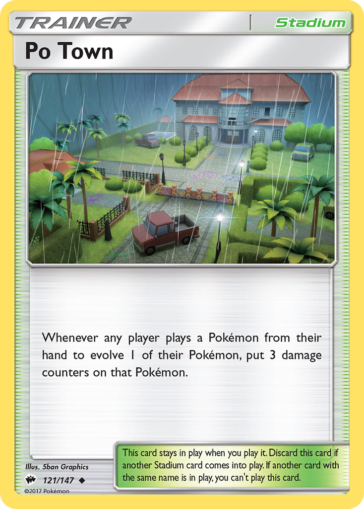 Po Town (121/147) [Sun & Moon: Burning Shadows] | Dragon's Lair Comics and Fantasy Houston TX