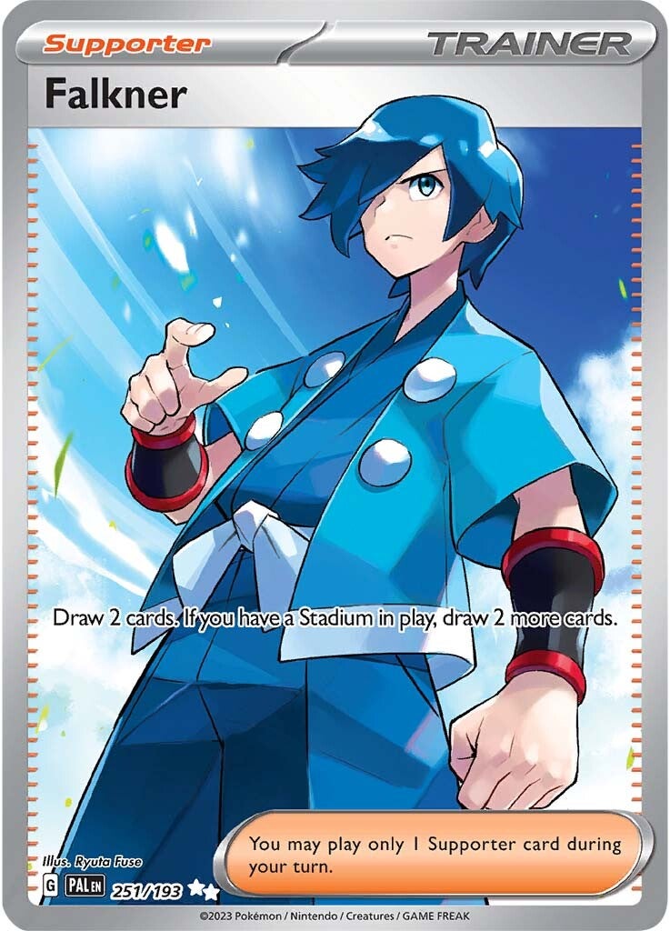 Falkner (251/193) [Scarlet & Violet: Paldea Evolved] | Dragon's Lair Comics and Fantasy Houston TX