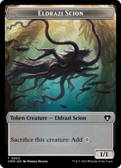 Spirit // Eldrazi Scion Double-Sided Token [Commander Masters Tokens] | Dragon's Lair Comics and Fantasy Houston TX