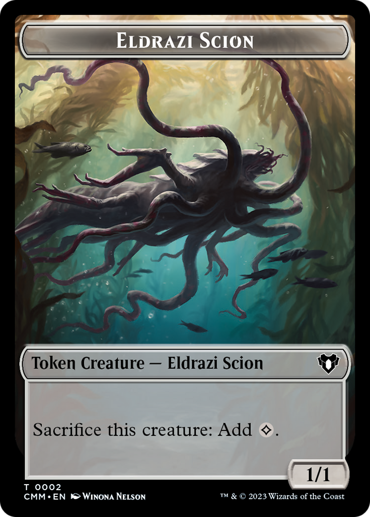 Eldrazi Scion // Myr Double-Sided Token [Commander Masters Tokens] | Dragon's Lair Comics and Fantasy Houston TX