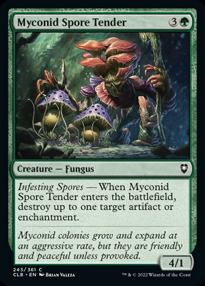 Myconid Spore Tender [Commander Legends: Battle for Baldur's Gate] | Dragon's Lair Comics and Fantasy Houston TX