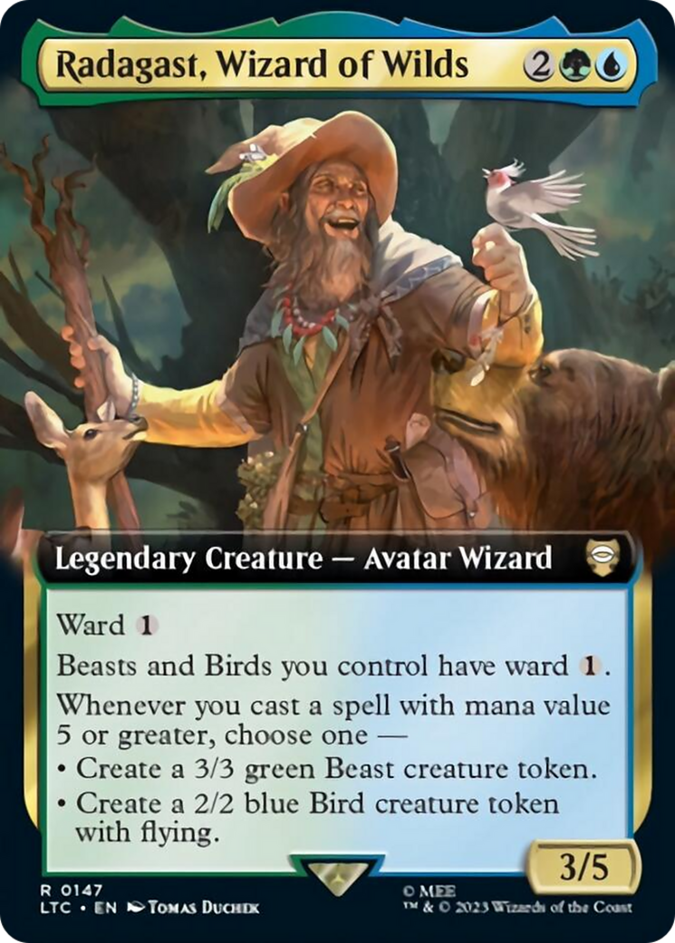 Radagast, Wizard of Wilds (Extended Art) [The Lord of the Rings: Tales of Middle-Earth Commander] | Dragon's Lair Comics and Fantasy Houston TX