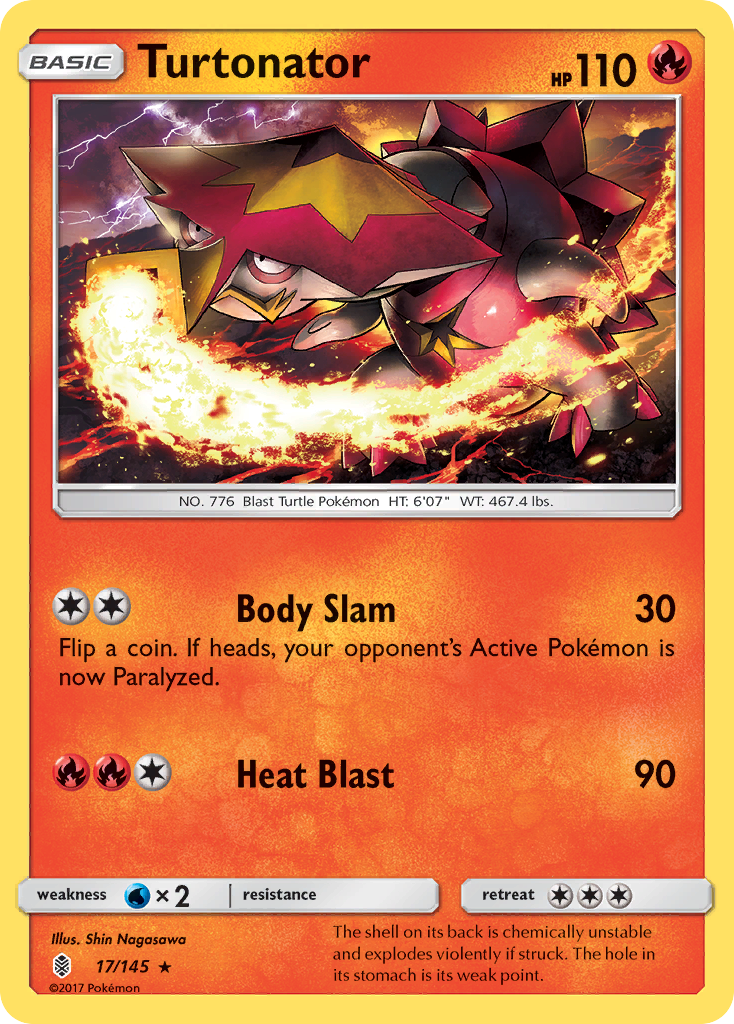 Turtonator (17/145) [Sun & Moon: Guardians Rising] | Dragon's Lair Comics and Fantasy Houston TX