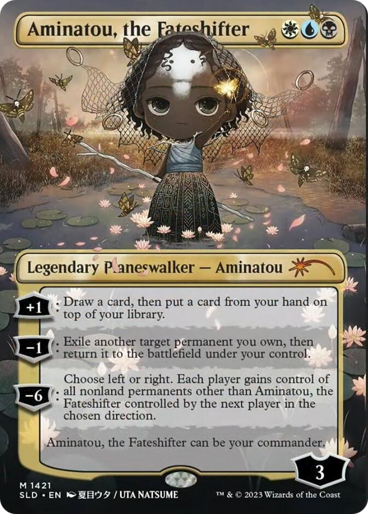 Aminatou, the Fateshifter (Rainbow Foil) [Secret Lair Drop Series] | Dragon's Lair Comics and Fantasy Houston TX