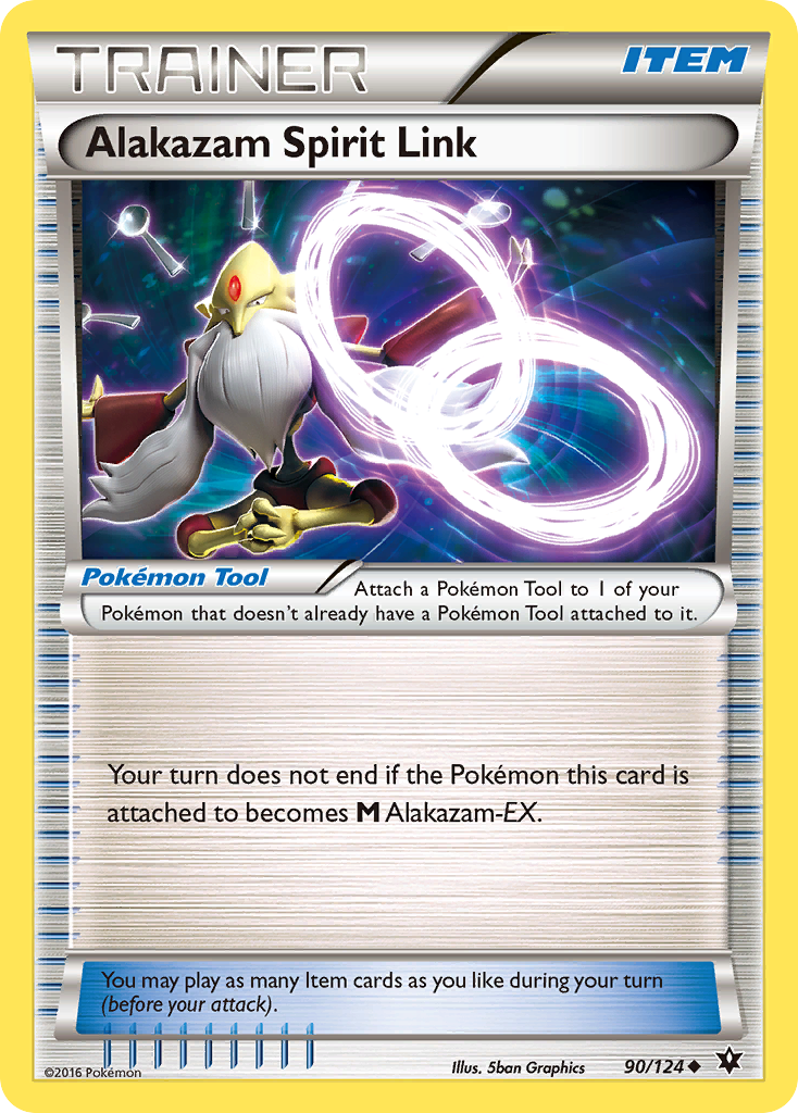 Alakazam Spirit Link (90/124) [XY: Fates Collide] | Dragon's Lair Comics and Fantasy Houston TX