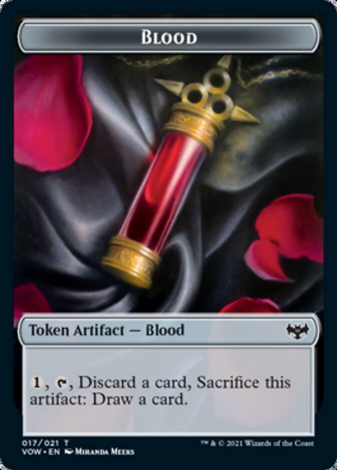 Blood Token [Innistrad: Crimson Vow Tokens] | Dragon's Lair Comics and Fantasy Houston TX