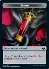 Blood // Bat Double-Sided Token [Innistrad: Crimson Vow Commander Tokens] | Dragon's Lair Comics and Fantasy Houston TX