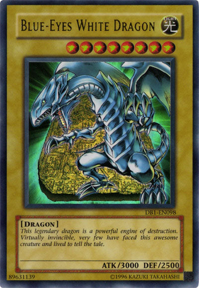 Blue-Eyes White Dragon [DB1-EN098] Ultra Rare | Dragon's Lair Comics and Fantasy Houston TX