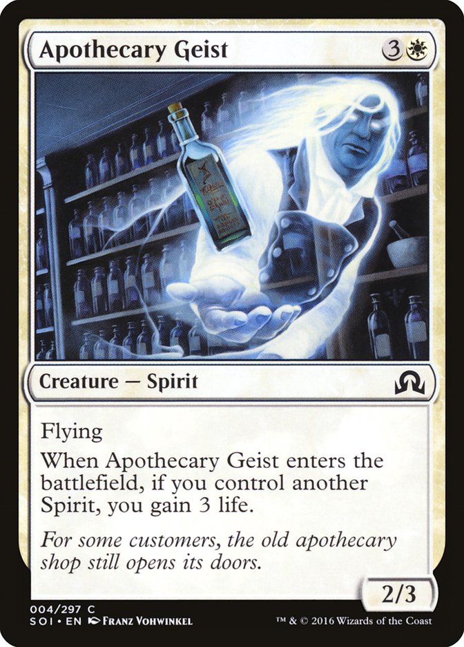 Apothecary Geist [Shadows over Innistrad] | Dragon's Lair Comics and Fantasy Houston TX