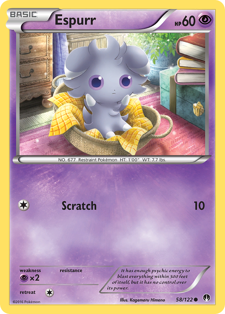 Espurr (58/122) [XY: BREAKpoint] | Dragon's Lair Comics and Fantasy Houston TX