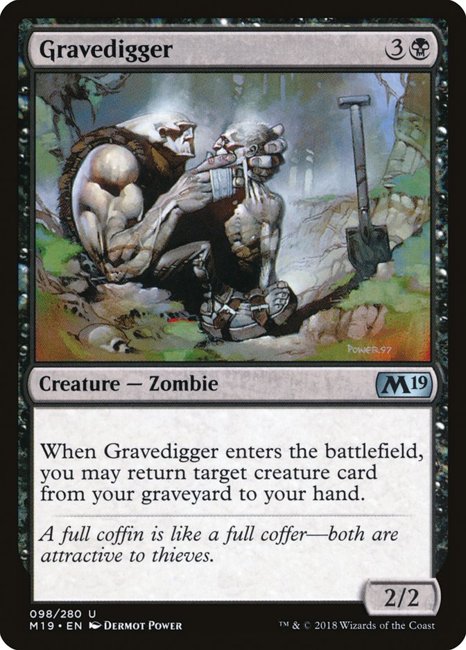 Gravedigger [Core Set 2019] | Dragon's Lair Comics and Fantasy Houston TX