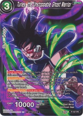 Turles, the Unstoppable Ghost Warrior (P-167) [Promotion Cards] | Dragon's Lair Comics and Fantasy Houston TX