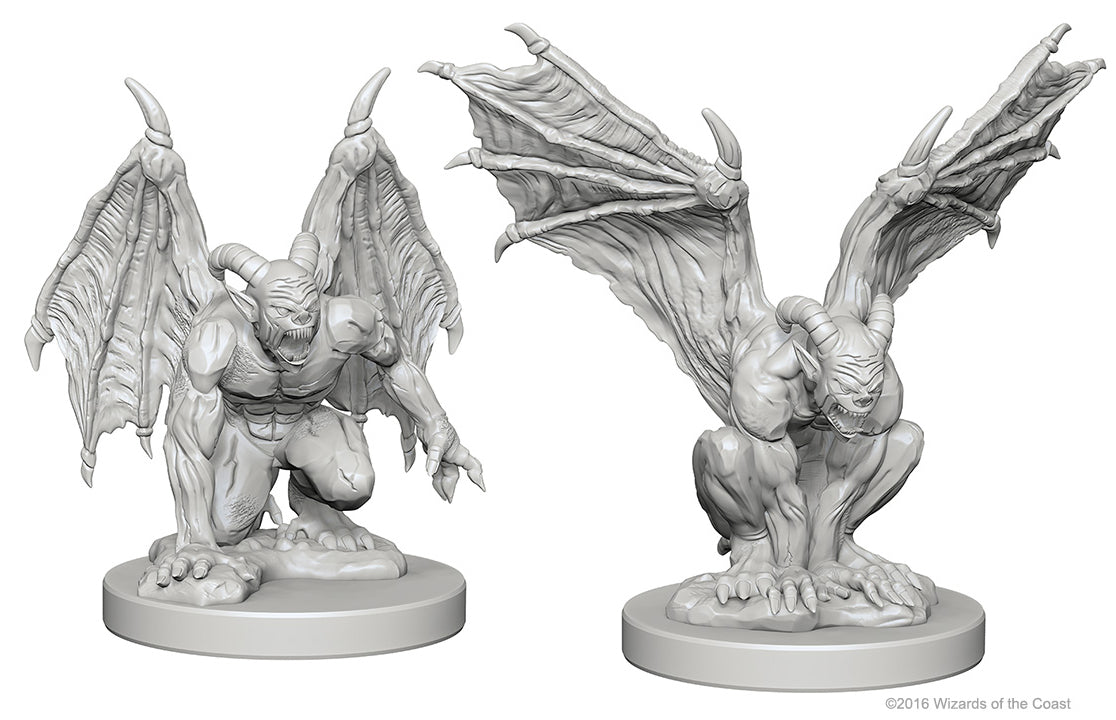 Wizkids Dungeons and Dragons Nolzur`s Marvelous Unpainted Miniatures: W1 Gargoyles | Dragon's Lair Comics and Fantasy Houston TX