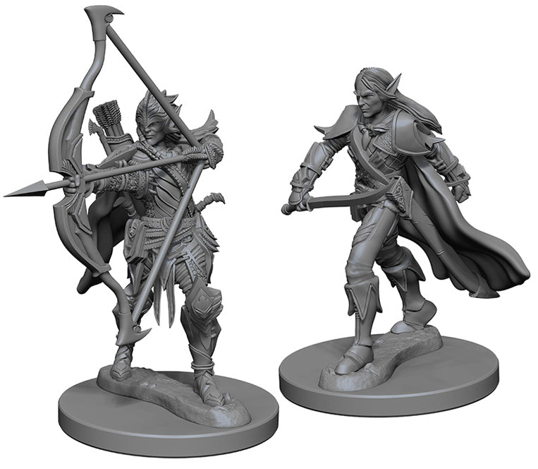 Wizkids Pathfinder Deep Cuts Unpainted Miniatures: W1 Elf Male Fighter | Dragon's Lair Comics and Fantasy Houston TX