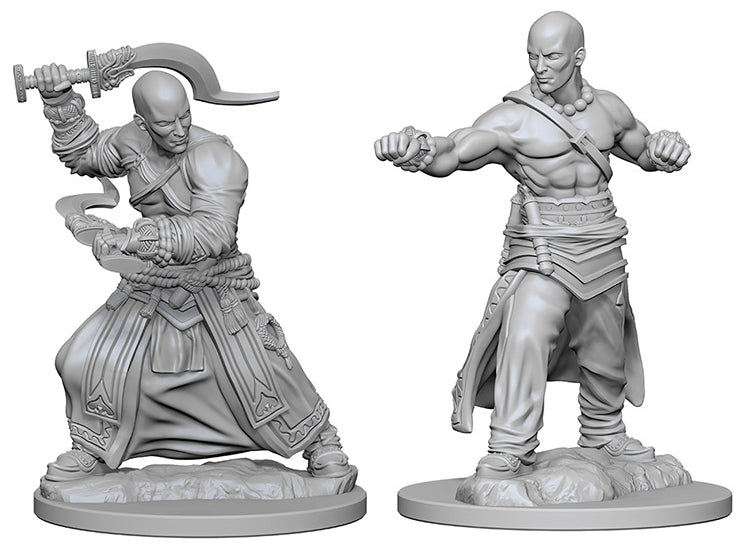 Wizkids Pathfinder Deep Cuts Unpainted Miniatures: W1 Human Male Monk | Dragon's Lair Comics and Fantasy Houston TX