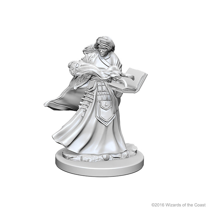 Wizkids Dungeons and Dragons Nolzur`s Marvelous Unpainted Miniatures: W1 Human Female Wizard | Dragon's Lair Comics and Fantasy Houston TX