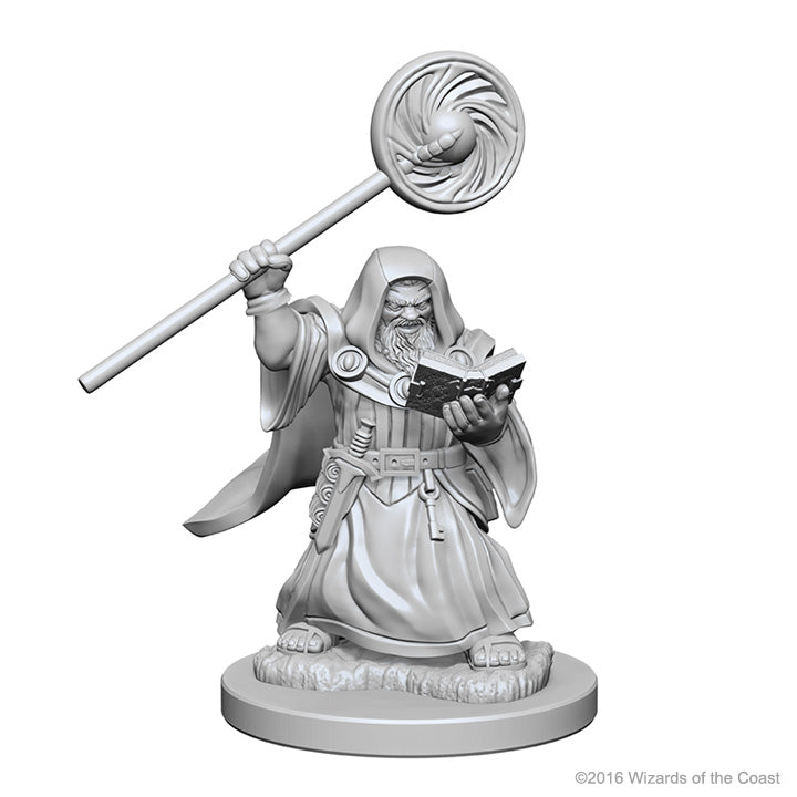 Wizkids Dungeons and Dragons Nolzur`s Marvelous Unpainted Miniatures: W1 Dwarf Male Wizard | Dragon's Lair Comics and Fantasy Houston TX