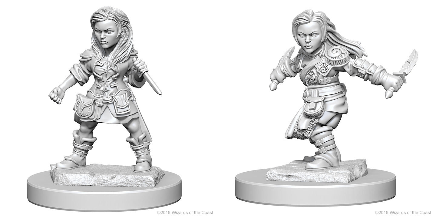 Wizkids Dungeons and Dragons Nolzur`s Marvelous Unpainted Miniatures: W1 Halfling Female Rogue | Dragon's Lair Comics and Fantasy Houston TX