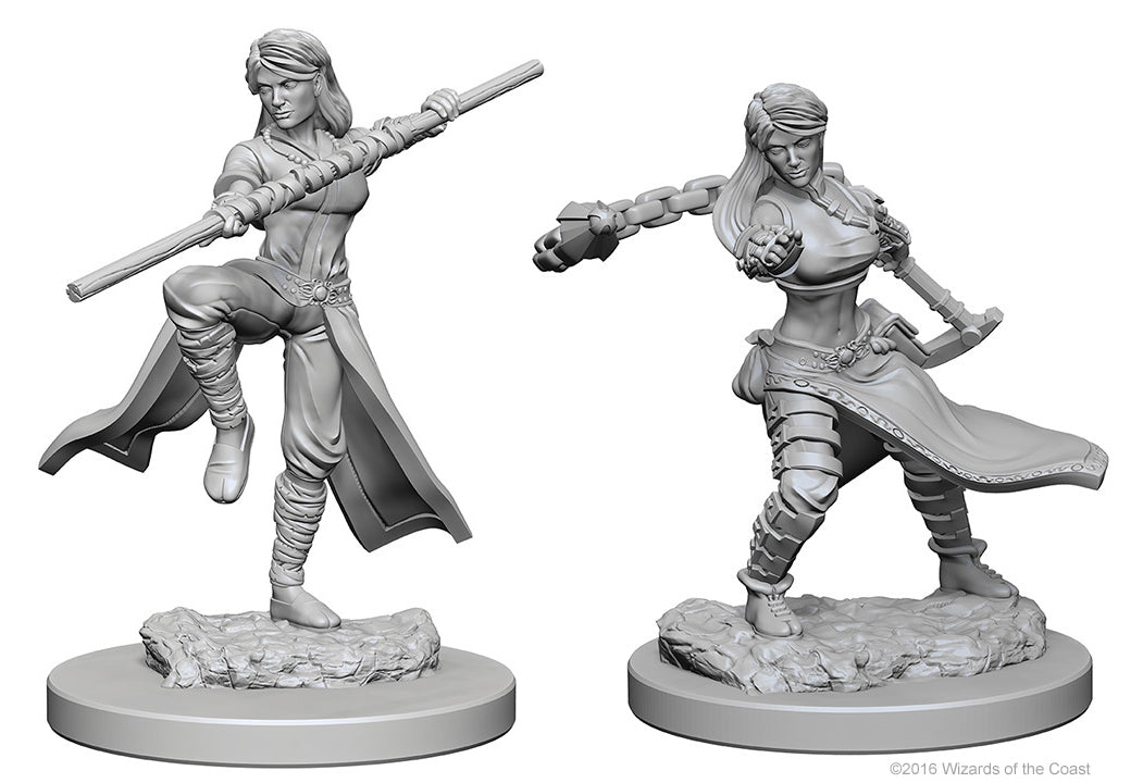 Wizkids Dungeons and Dragons Nolzur`s Marvelous Unpainted Miniatures: W1 Human Female Monk | Dragon's Lair Comics and Fantasy Houston TX