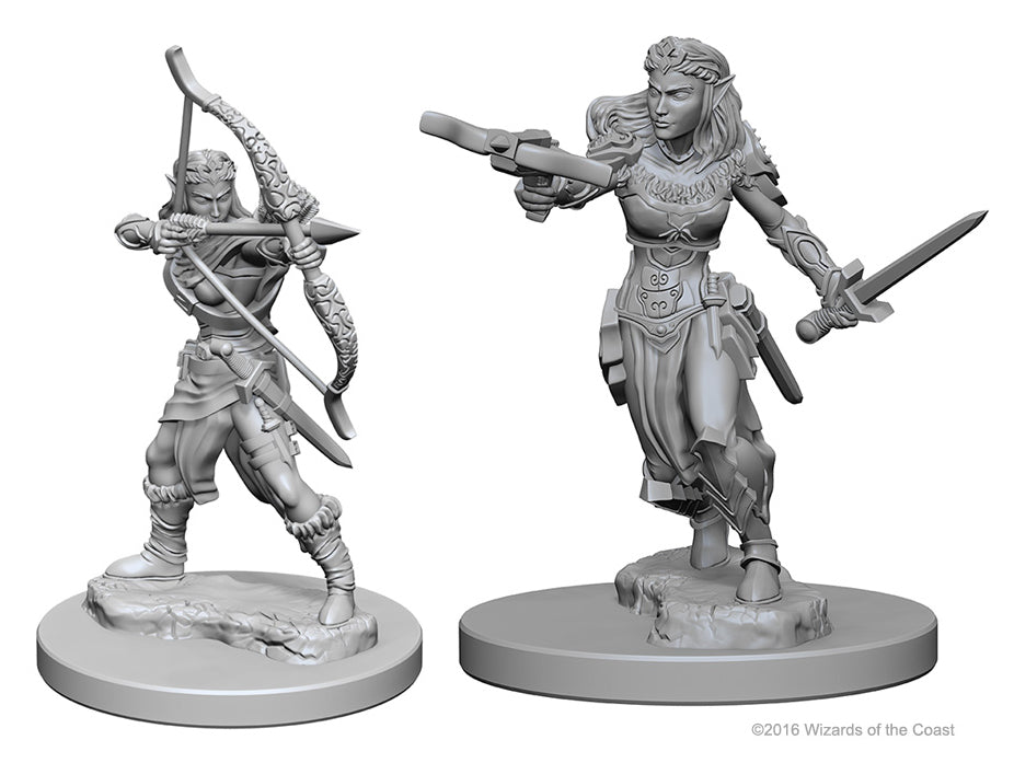 Wizkids Dungeons and Dragons Nolzur`s Marvelous Unpainted Miniatures: W1 Elf Female Ranger | Dragon's Lair Comics and Fantasy Houston TX