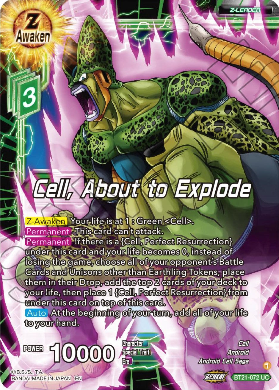 Cell, About to Explode (BT21-072) [Wild Resurgence] | Dragon's Lair Comics and Fantasy Houston TX