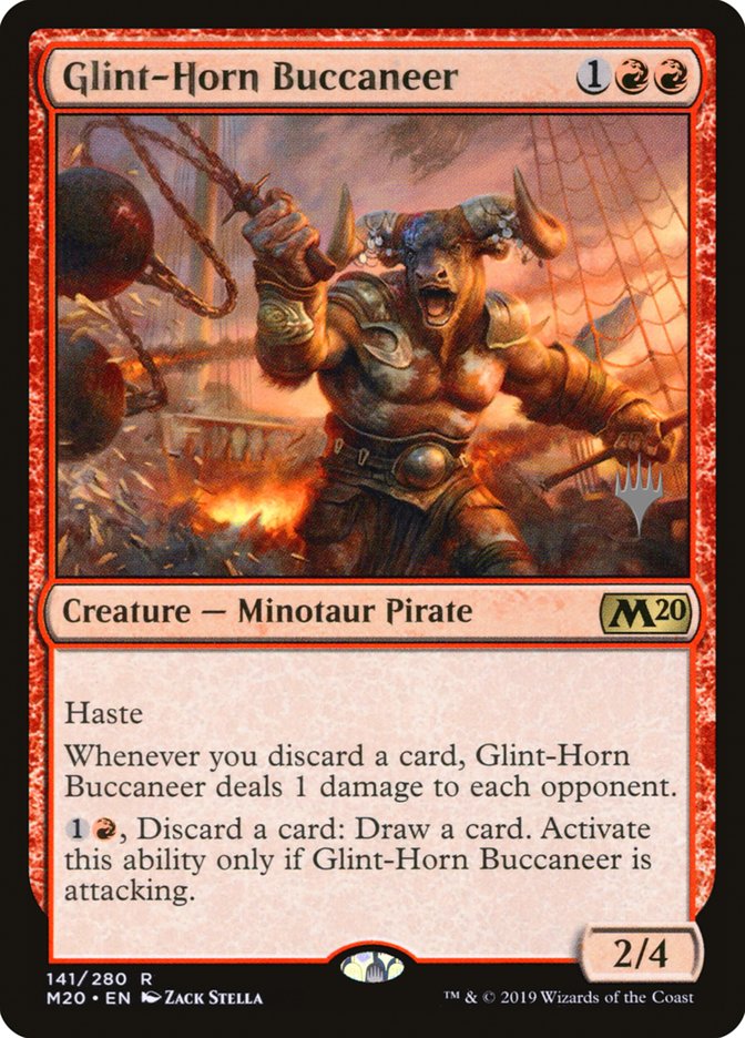 Glint-Horn Buccaneer (Promo Pack) [Core Set 2020 Promos] | Dragon's Lair Comics and Fantasy Houston TX