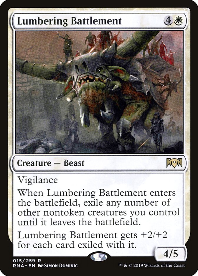 Lumbering Battlement [Ravnica Allegiance] | Dragon's Lair Comics and Fantasy Houston TX