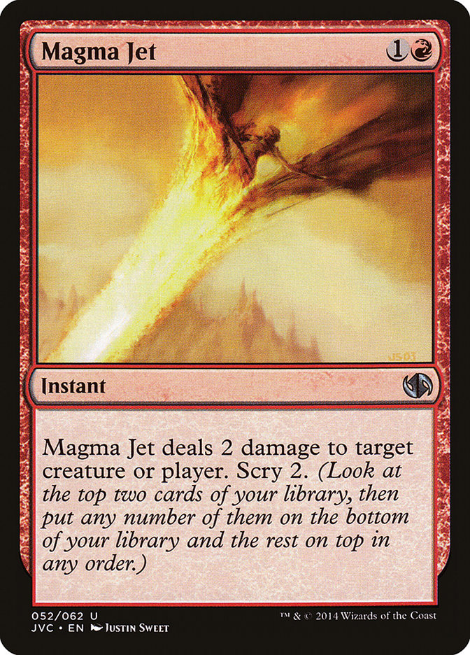 Magma Jet [Duel Decks Anthology] | Dragon's Lair Comics and Fantasy Houston TX