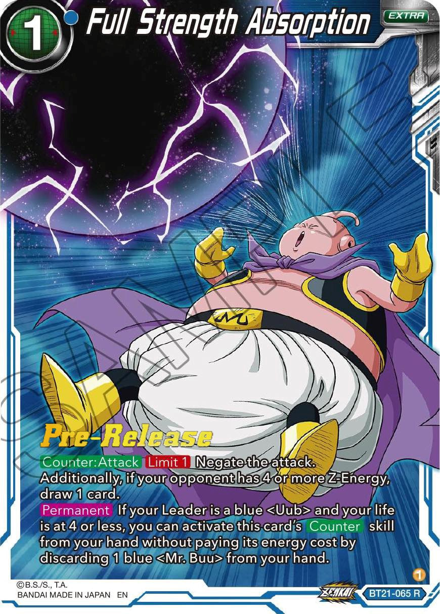 Full Strength Absorption (BT21-065) [Wild Resurgence Pre-Release Cards] | Dragon's Lair Comics and Fantasy Houston TX